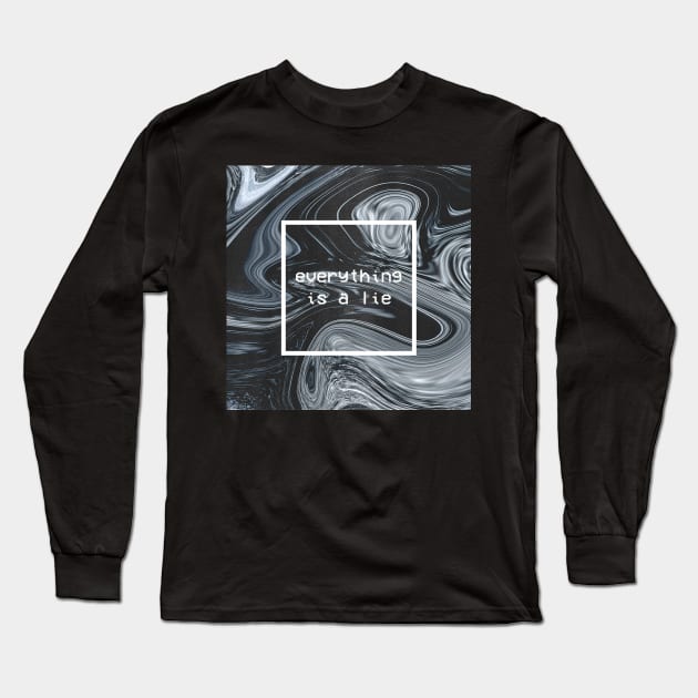 lie Long Sleeve T-Shirt by g_e_n_e_s_t